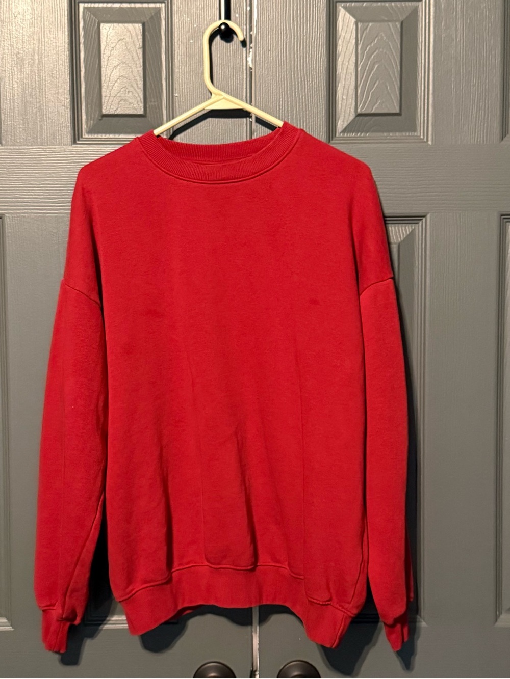 Women’s Classic Red Crewneck Sweatshirt